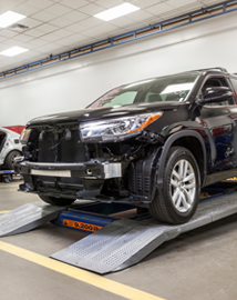 Toyota on vehicle lift | Billion Toyota of Sioux Falls in Sioux Falls SD