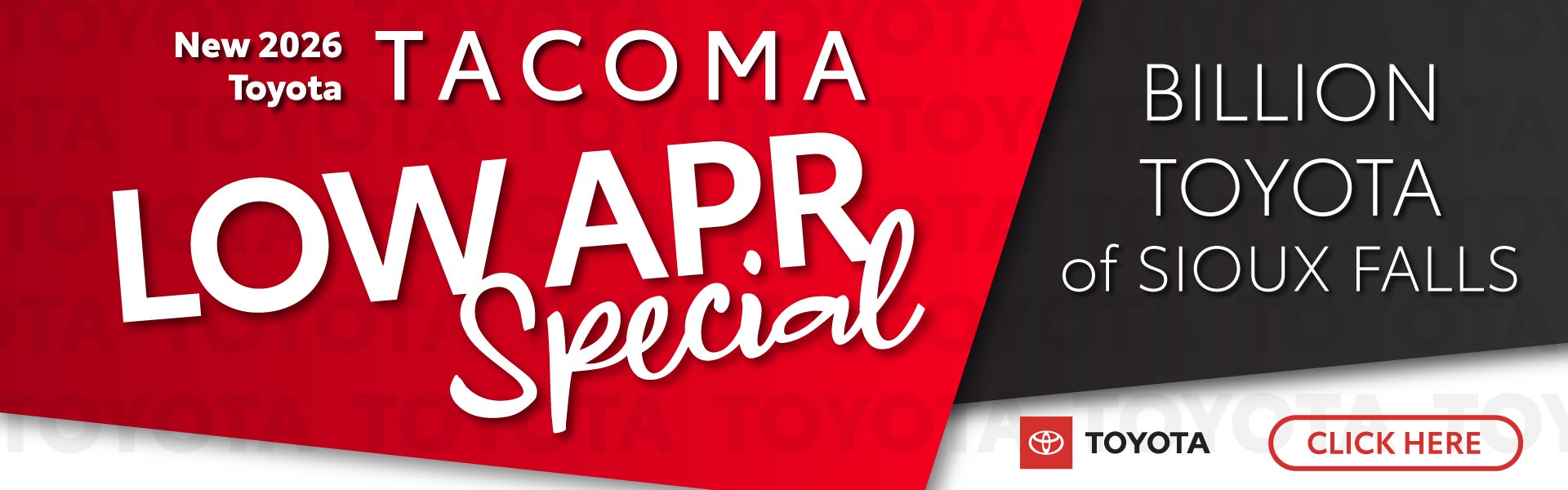 APR NEW TOYOTA OFFER