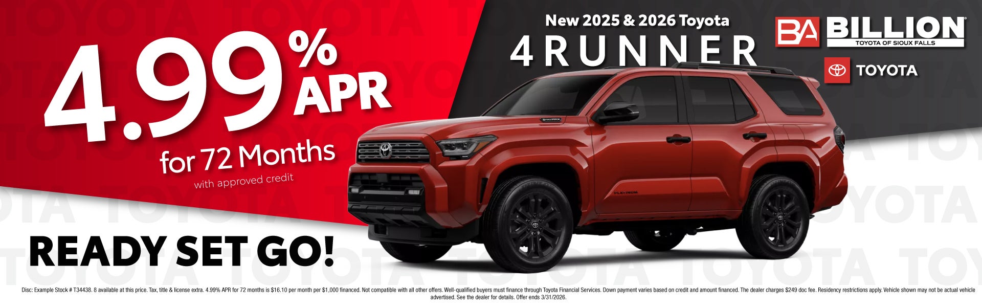 APR NEW TOYOTA OFFER