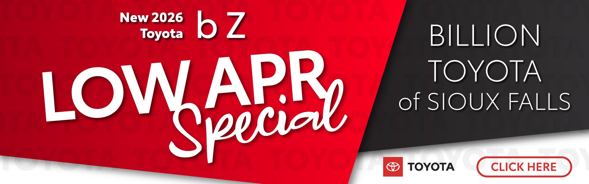 APR NEW TOYOTA OFFER