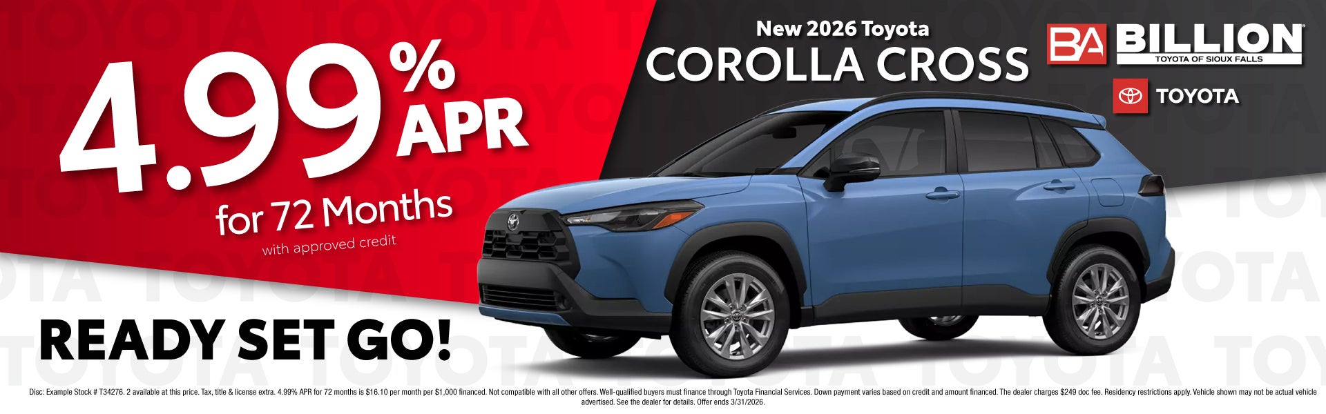 APR NEW TOYOTA OFFER