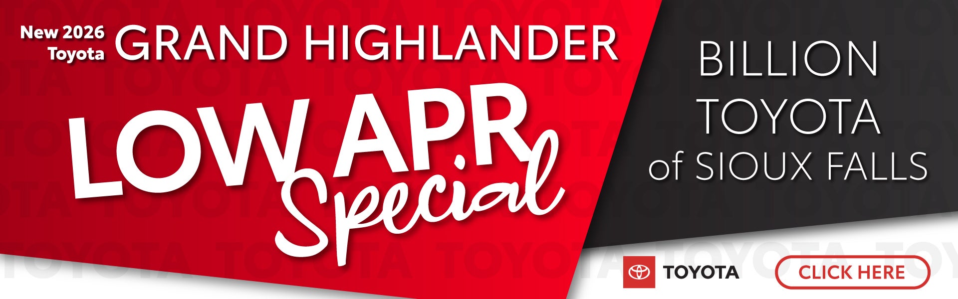 APR NEW TOYOTA OFFER