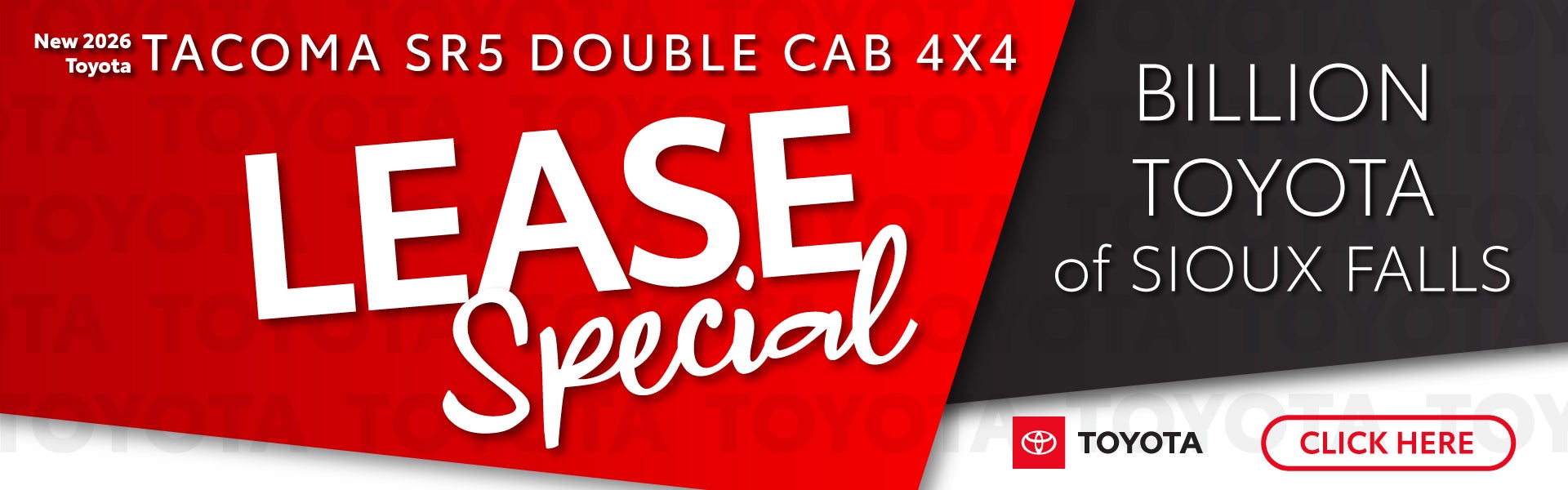 LEASE NEW TOYOTA OFFER