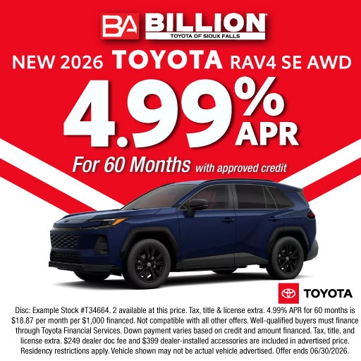 NEW 2026 TOYOTA RAV4 SE