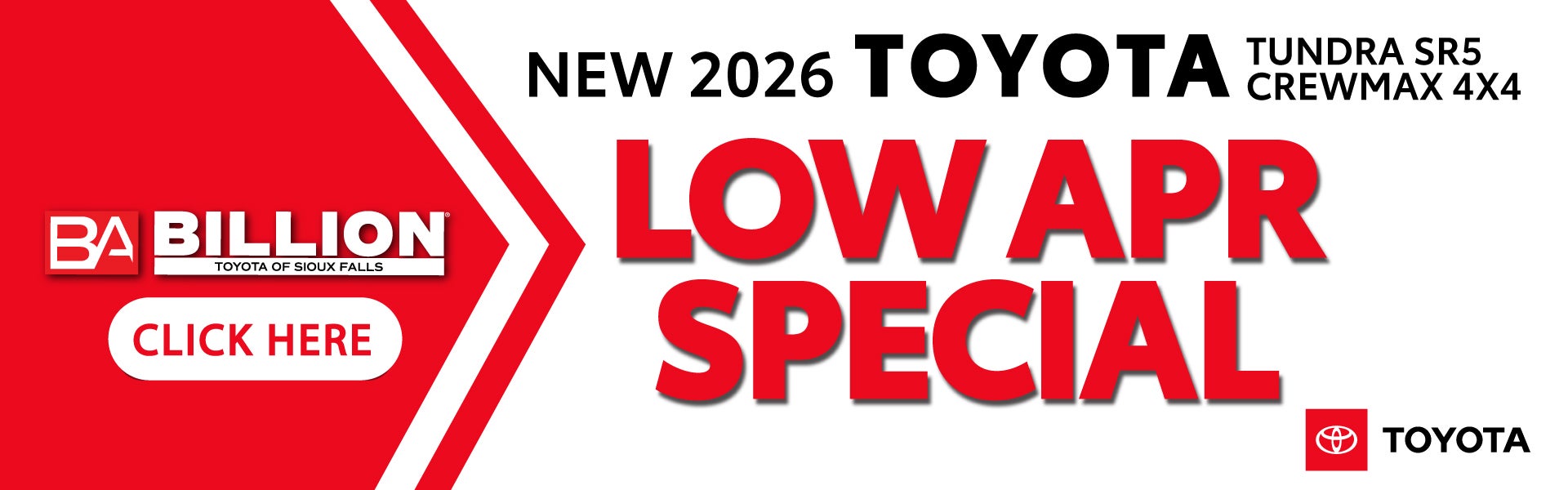 NEW 2026 TOYOTA TUNDRA SR5 CREWMAX