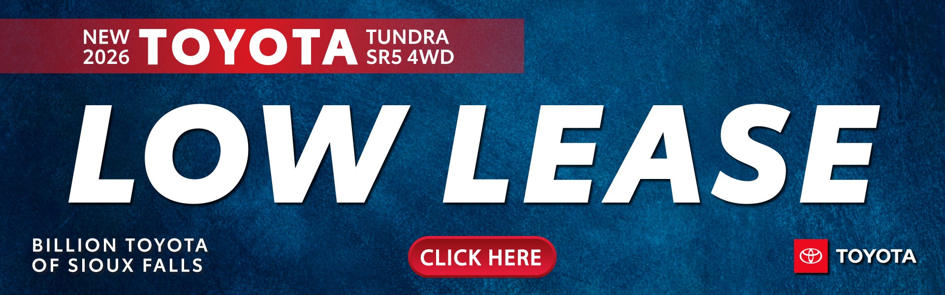 NEW 2026 TOYOTA TUNDRA SR5