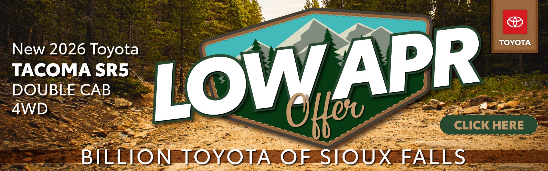 NEW 2026 TOYOTA TACOMA SR5 DOUBLE CAB