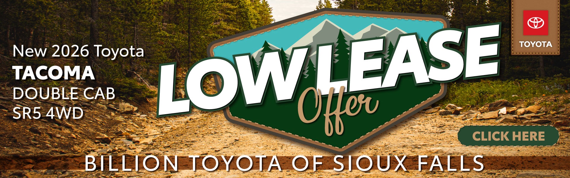 NEW 2026 TOYOTA TACOMA SR5 DOUBLE CAB